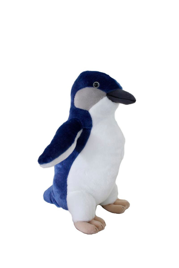 19621 12 in. Cuddlekins Penguin Stuffed Animal Plush Toy, Blue