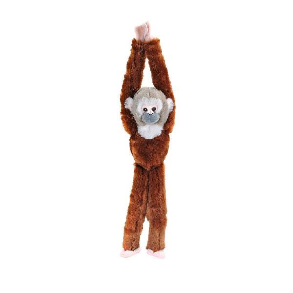 25773 22 in. Ecokins Hanging Squirrel Monkey Stuffed Animal Plush Toy