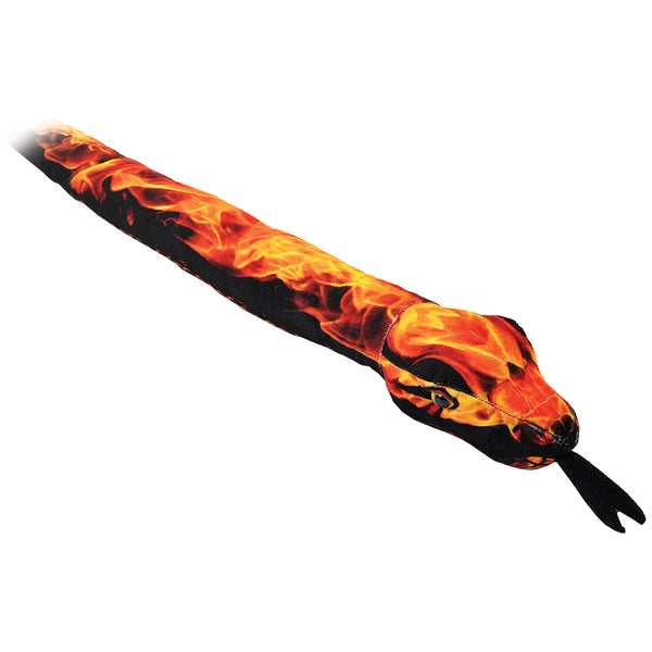 26161 54 in. Flames Snake Stuffed Animal Plush Toy