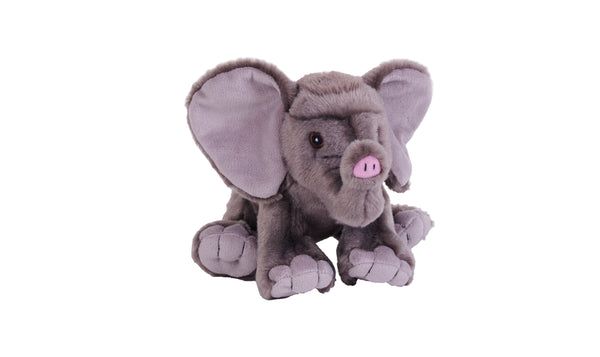 28530 8 in. Cuddlekins Eco African Elephant Stuffed Animal Plush Toy