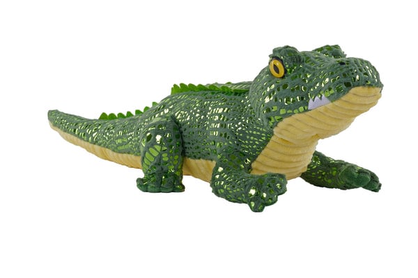 28599 12 in. Foilkins Crocodile Stuffed Animal Plush Toy
