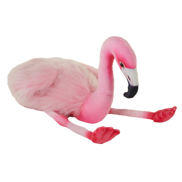 28770 15 in. Artist Eco Flamingo Stuffed Animal Plush Toy