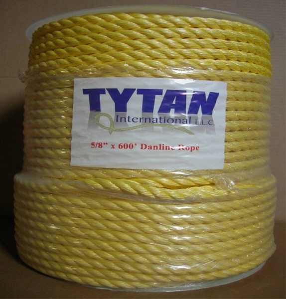 Pp1450ymsp Poly Rope, Yellow - 0.25 In. X 50 Ft.