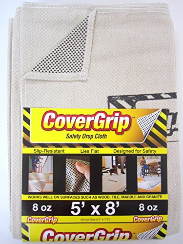 351208 Covergrip Slip Resist Drop Cloth - 3.5 X 12 Ft.