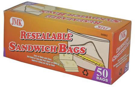 320102 Fresh Seal Reclosable Sandwich Bag