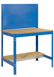 19682 Bt-2 1200 Blue & Wood Shelves
