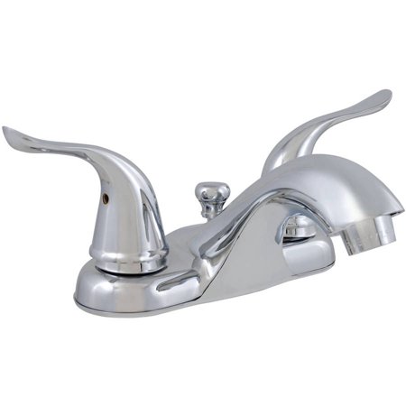 95042102cp Lavatory Faucet Channel Dual Wing Handle With Pop Up