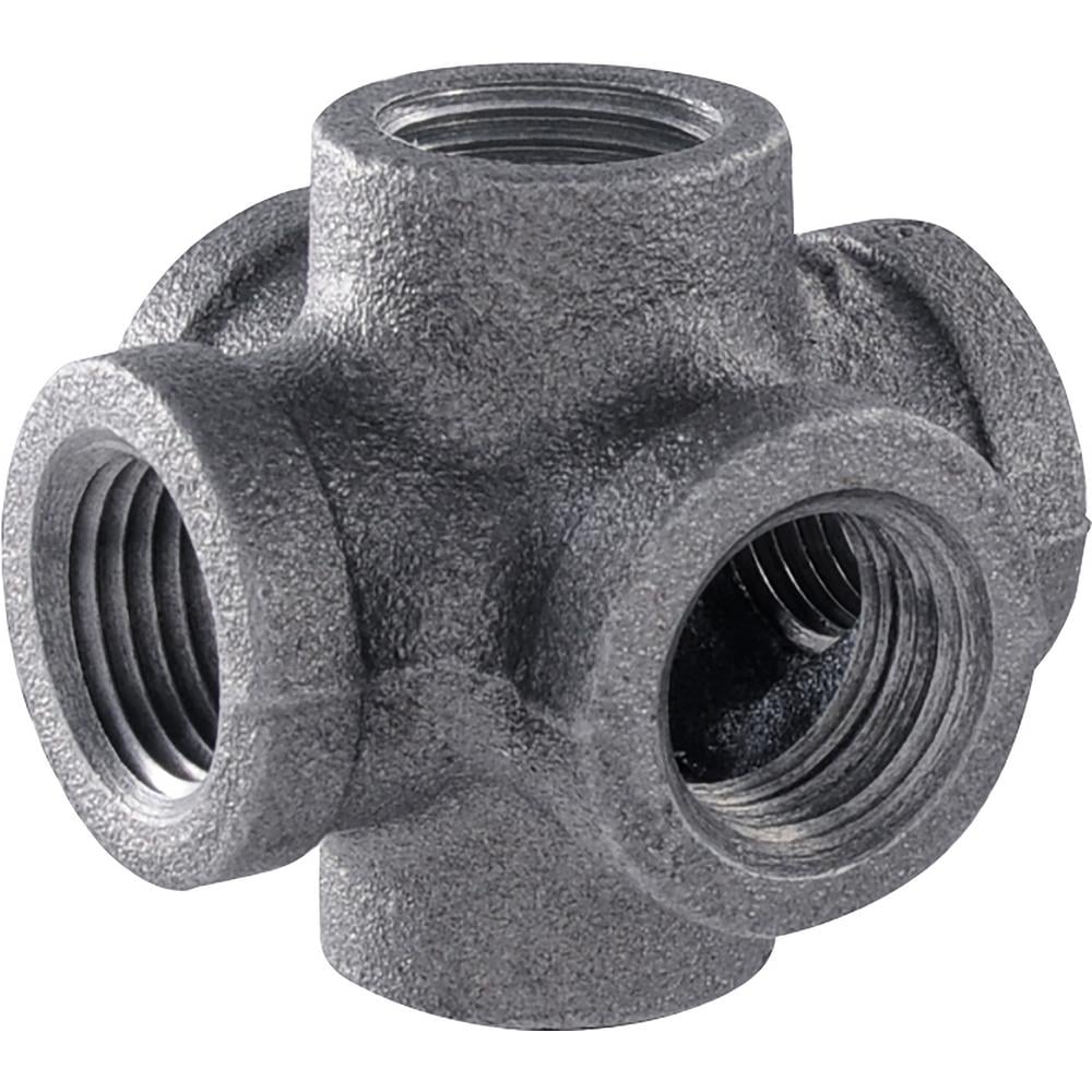 366 Crdo-12 0.5 In. 6-way Cross Dbloutlt Industrial Steel Gray
