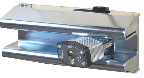 404zn12 Security Hasp With Latch, Zinc