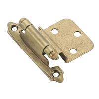 Bp3428bb Face Mount Hinge, Burnished Brass - 0.375 In.
