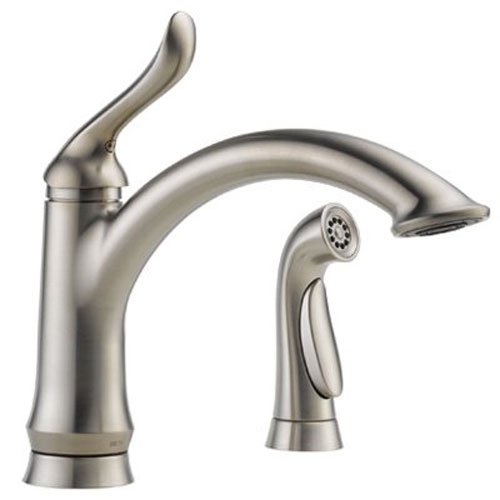 Delta Faucet 4453-ar-dst Kitchen Faucet With Spray Single Handle - Stainless Steel