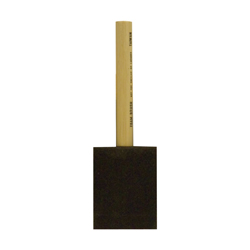 51021 2 In. Closed Cell Foam Brush, Wood Handle