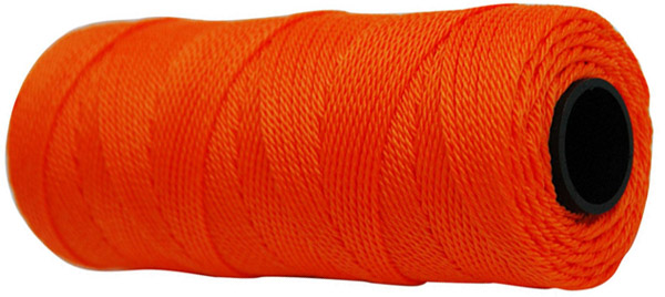 Tl505 No. 18 X 525 Ft. Twisted D Nylon, Orange - 0.5 Lbs