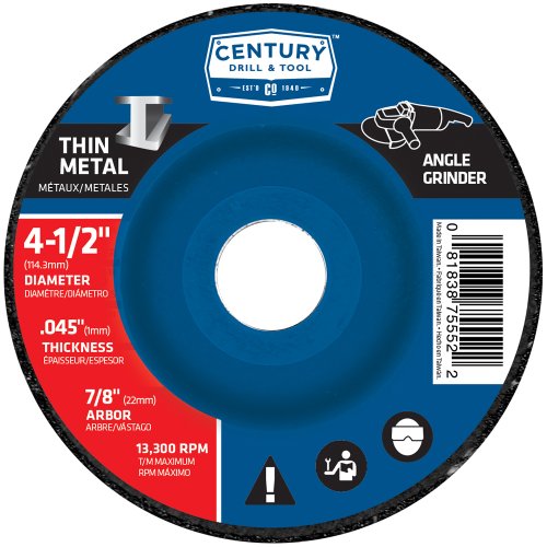 75552 Thin Metal Grinding Wheel 27a - 4.5 X 0.045 In.