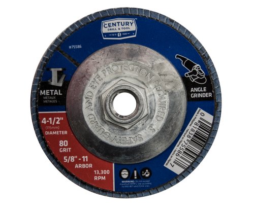 75586 4.5 In. Zircona Grit Flap Disc - 80 Grit