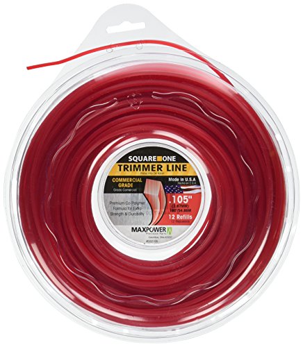 332105 Max Power Precision Trimmer Line, Red - 0.105 X 180 Ft.
