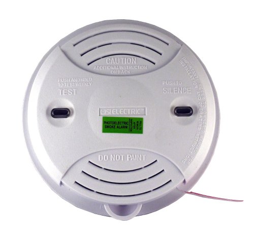 Ss2895 Mp117 Direct Wire Smoke & Fire Alarm With Battry Bku