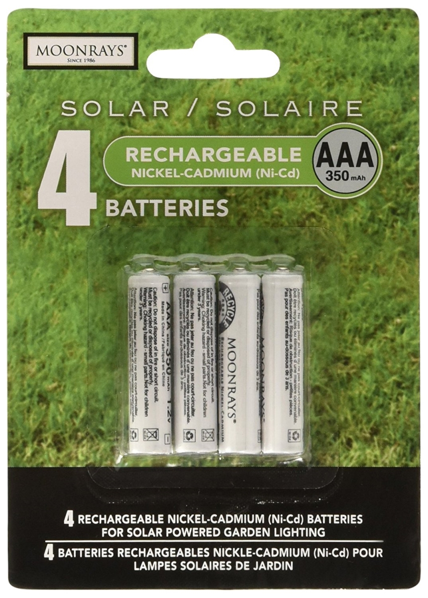 97126 Solar Batteries 350mah Aaa - Pack Of 4