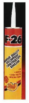 F26-34 Concrete & Masonry Construction Adhesive - 28 Fl. Oz - Pack Of 12