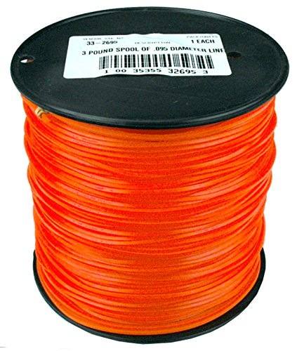 332695 Trimmer Line, Orange - 0.095 In. X 3 Lbs