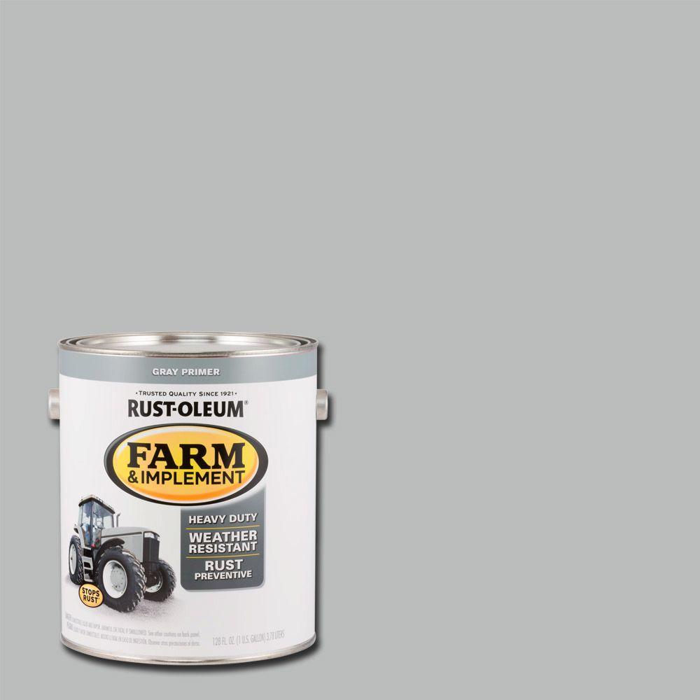 Rustoleum 280169 Farm Paint, Gray Primer - 1 Gal - Pack Of 2