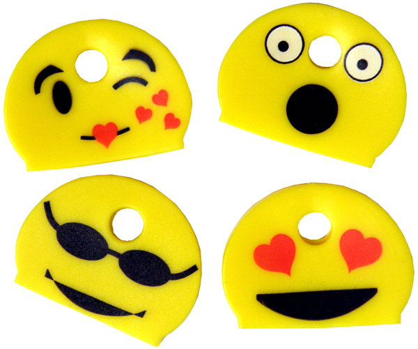 3571 Emoji Key Covers S Assorted - Pack Of 100