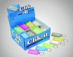 3500 Click-it Key Labels S, Assorted - Pack Of 50