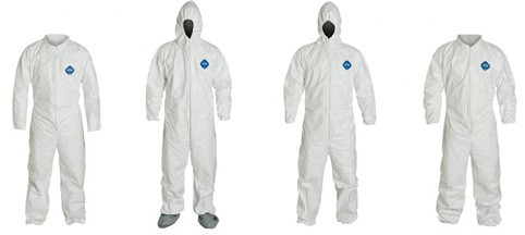 Ty127swh-xl Coverall Hooded -tyvek