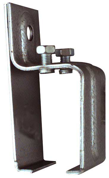 9-2j Box Rail Single Splice Joint Bracket - Galvanized Steel