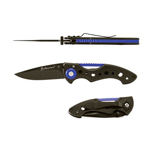 Bc-sctb Backcountry Scout Blue & Black Knife