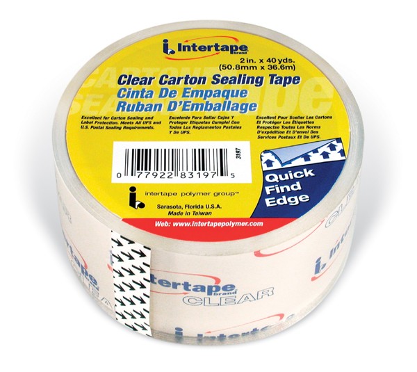 Intertape Polymer 6100c Carton Sealing Tape, Clear - 2 In. X 110 Yards