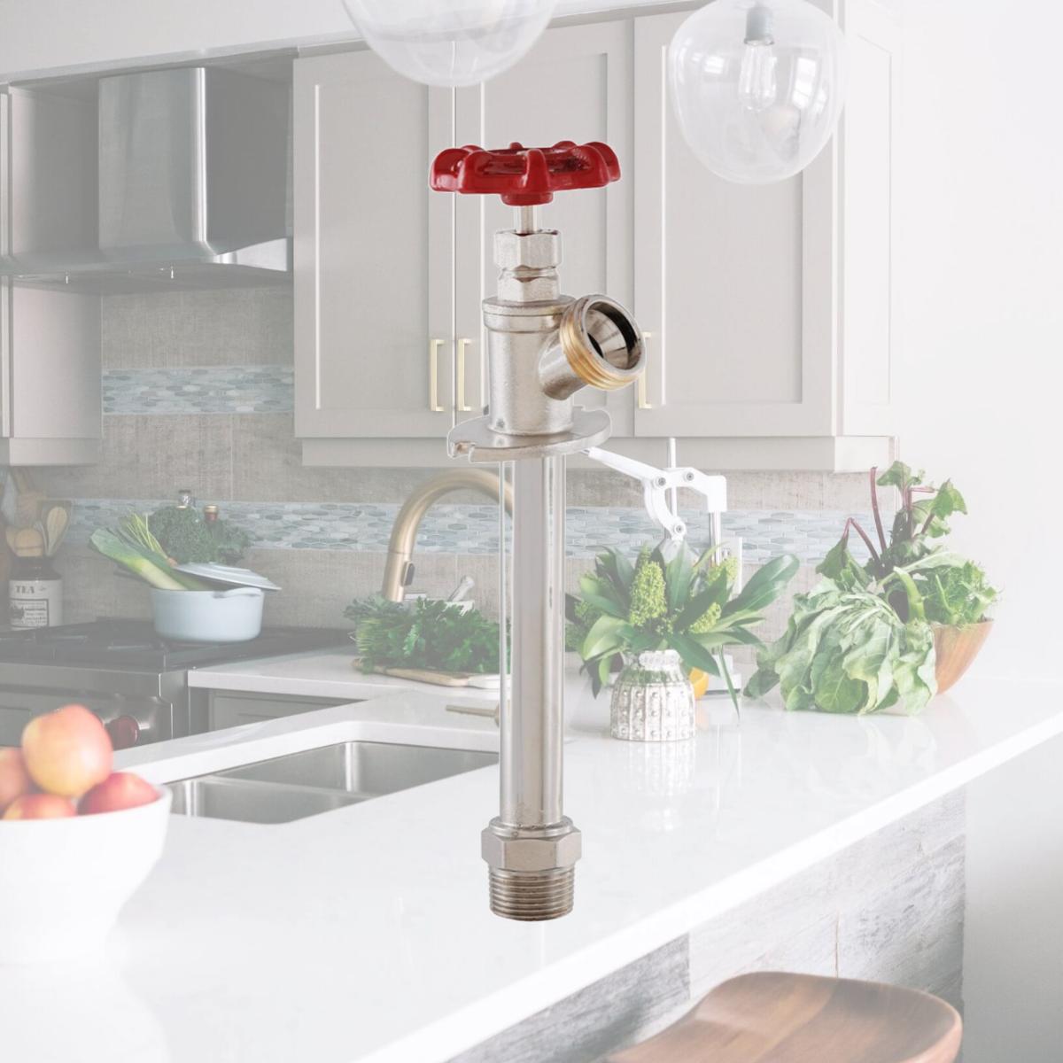 Picture of Homewerks Faucet 206706 6 in. Frost-Proof Sillcock Plated, Chrome