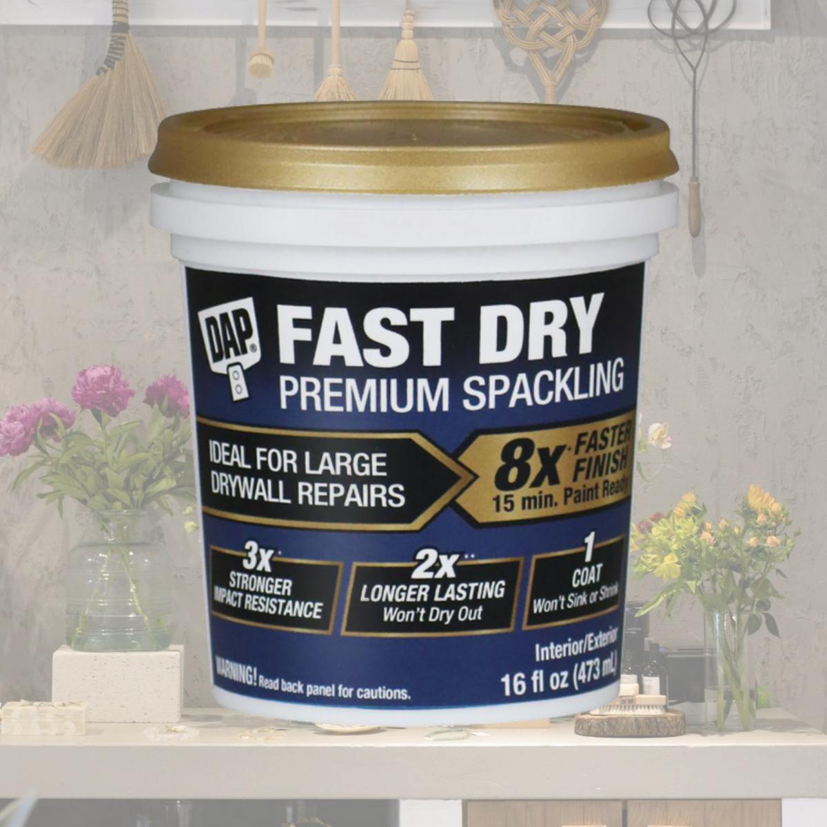 Picture of Dap Adhesives 18440 Fast Dry Premium Spackling Pint