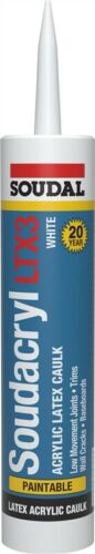 UPC 787930071224 product image for Soudal Accumetric 146729 10.1 oz Acrylic Latex Caulk, White - Pack of 12 | upcitemdb.com