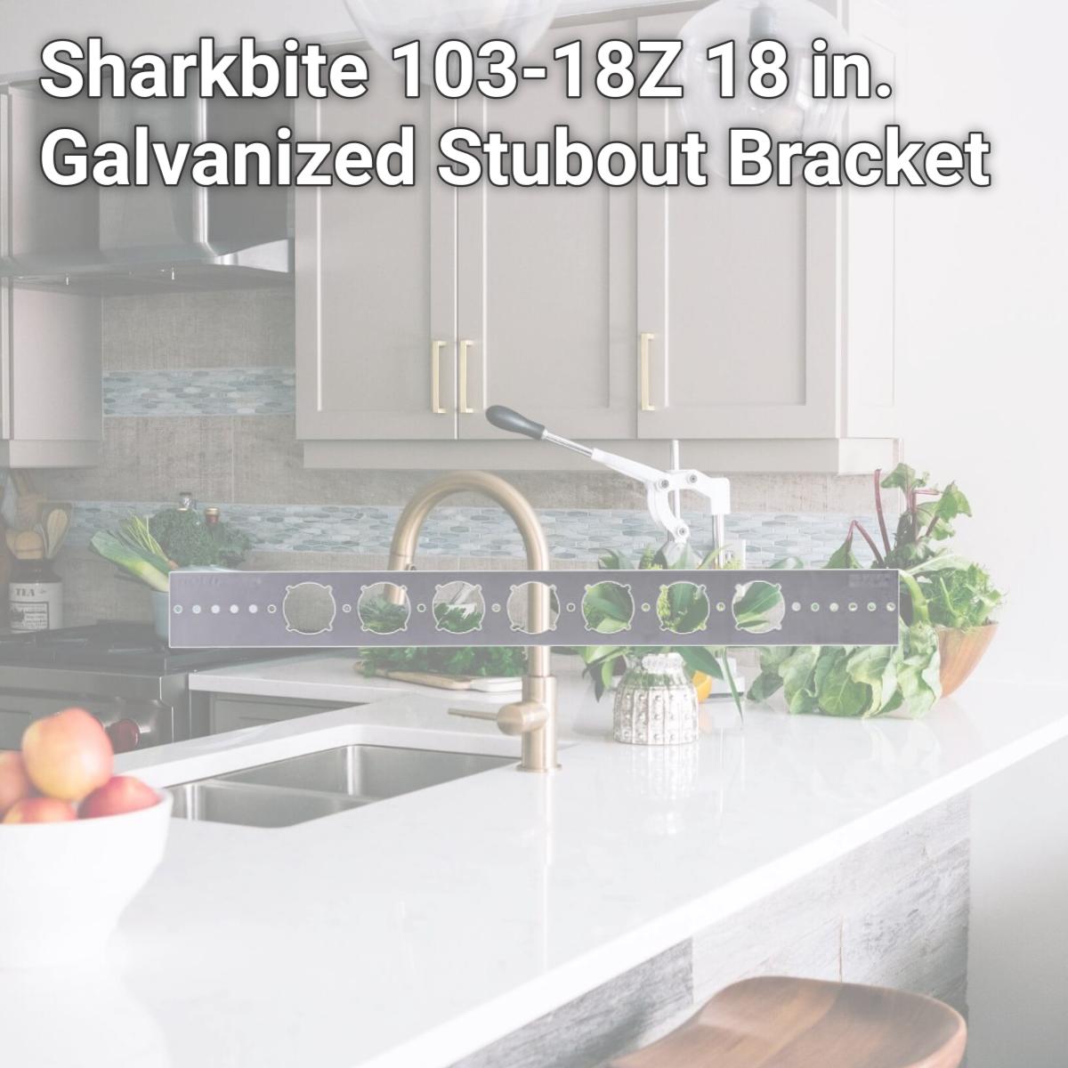 Picture of Sharkbite 103-18Z 18 in. Galvanized Stubout Bracket