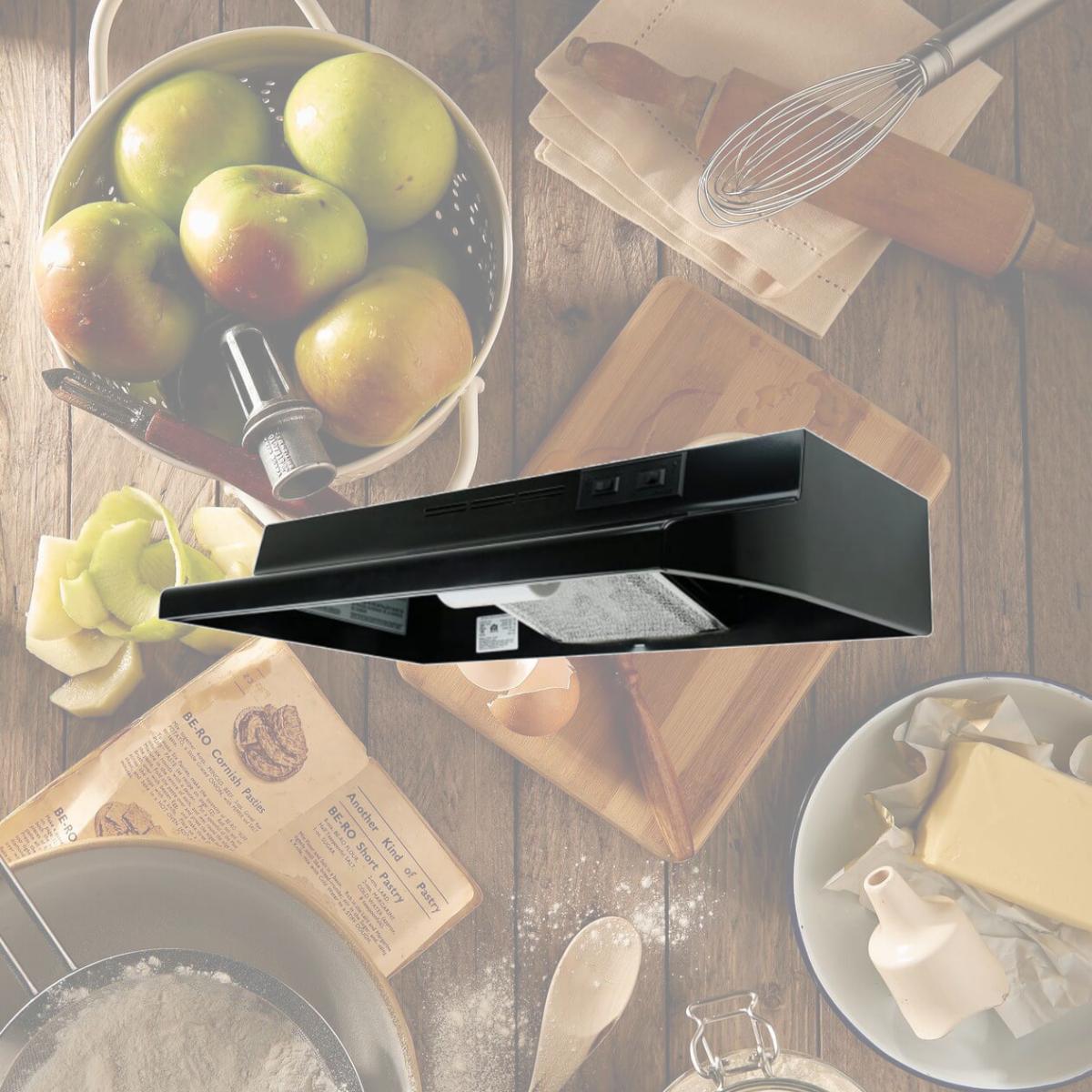 Picture of Air King AV1366 36 in. Convertible Range Hood, Black