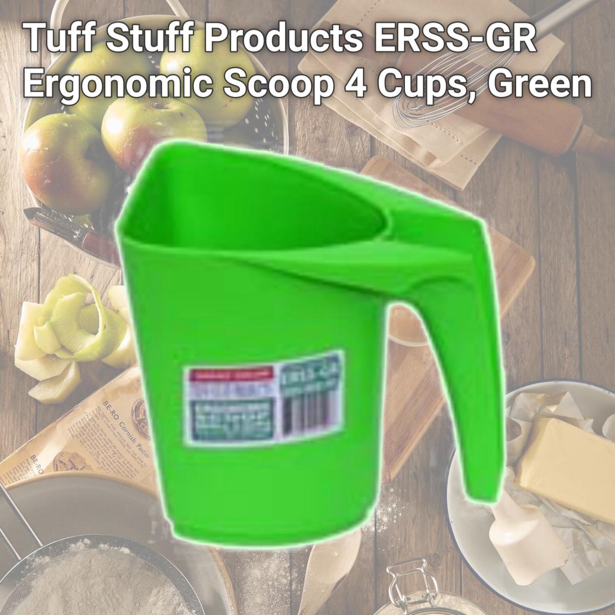 Picture of Tuff Stuff Products ERSS-GR Ergonomic Scoop 4 Cups, Green