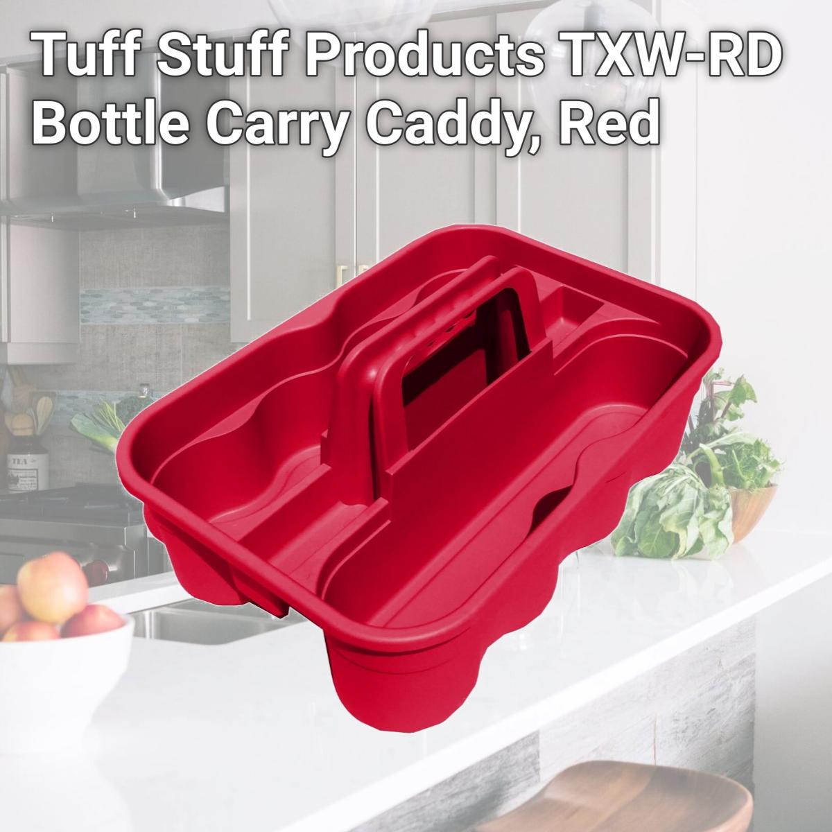 Picture of Tuff Stuff Products TXW-RD Bottle Carry Caddy, Red