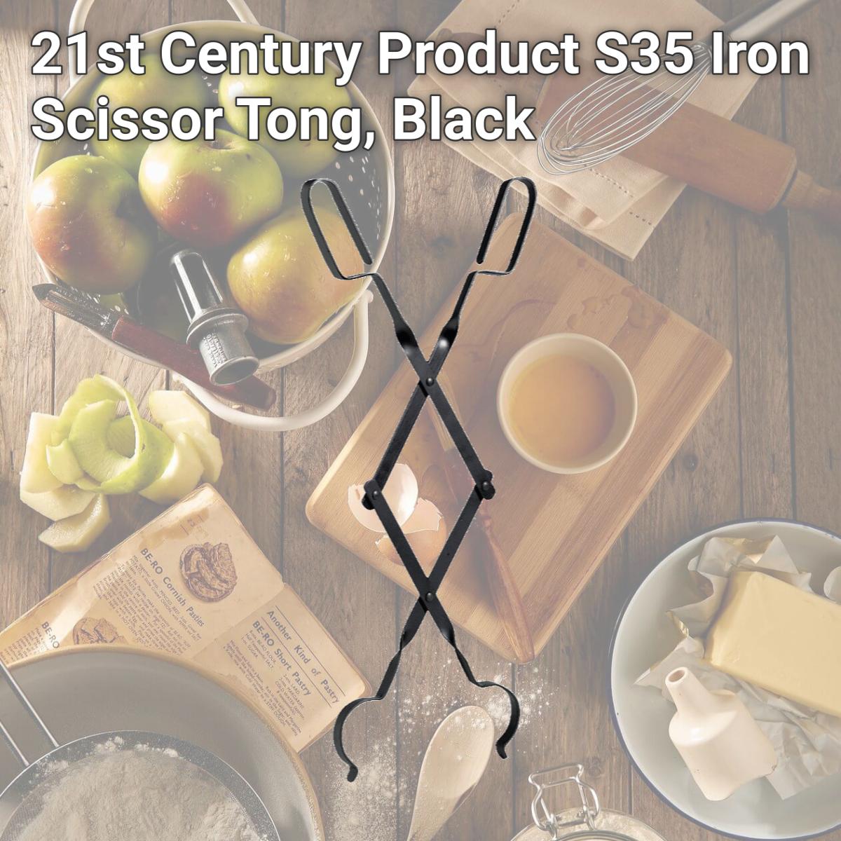 Picture of 21st Century Product S35 Iron Scissor Tong, Black