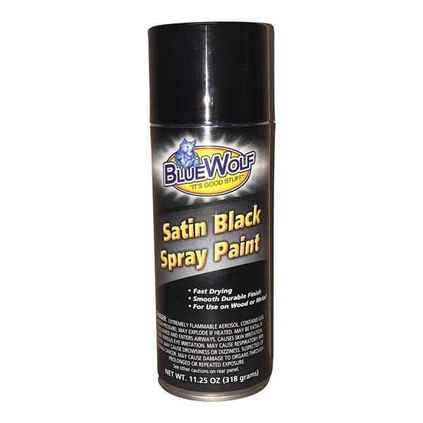 Pbw-sb Satin Black Spray Paint - 11.25 Oz