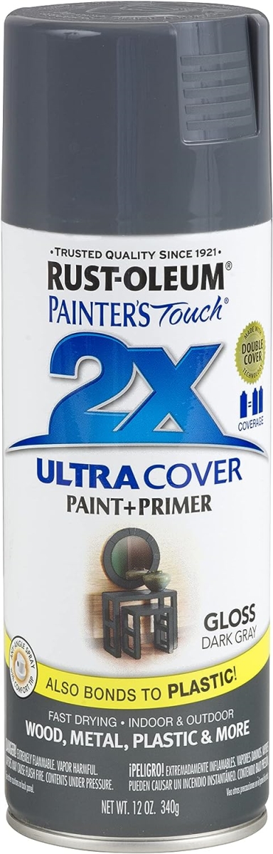 UPC 020066387563 product image for 334031 12 oz Painters Touch 2X Spray Paint, Gloss Dark Gray | upcitemdb.com