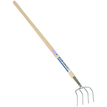 42224 Garden Cultivator 4-tine With 54 In. Wood Handle
