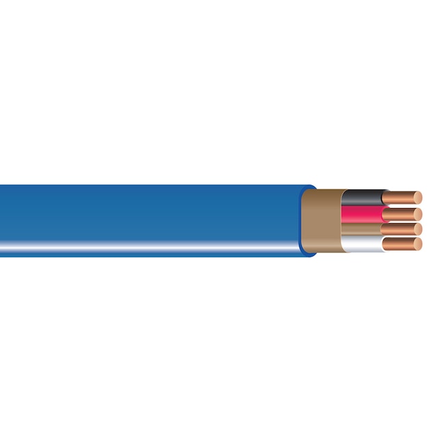 63946901 1000 ft. 14-3G NM-B Copper Building Wire, Blue
