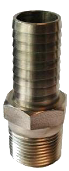 Erbma1x3-4nl Hex Adapter Male Bronze - 1 X 0.75 In.