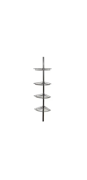 UPC 043197162441 product image for 2156SS 4 Shelf Silver Chrome Pole Caddy Holder | upcitemdb.com