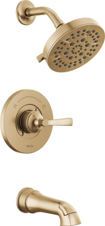 UPC 195205059639 product image for Delta Faucet 144822-CZ Tub & Shower Faucet, Champagne Bronze | upcitemdb.com