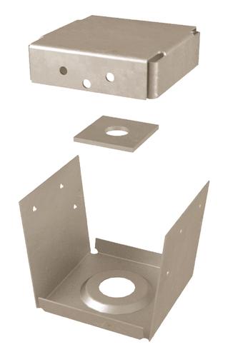 UPC 081942001072 product image for USP Structural Connectors PA44EDP Anchor Post Adjustable - 4 x 4 in. | upcitemdb.com