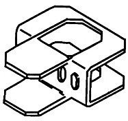 Usp Structural Connectors Pc1532 Clips Plywood Steel 0.46 In. 32 Span Rating - Pack Of 250
