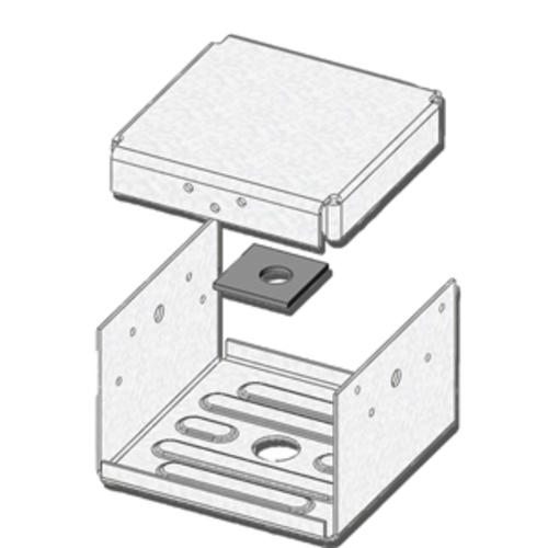 Usp Structural Connectors Pa66edp Anchor Post Adjustable - 6 X 6 In.
