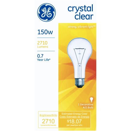 16069 200a-cl-1 Clear Bulb, 200w - Pack Of 12
